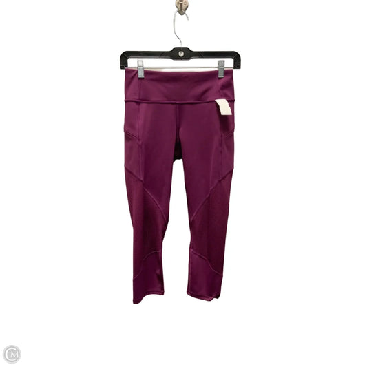 Athletic Leggings By Athleta In Purple, Size: Xs