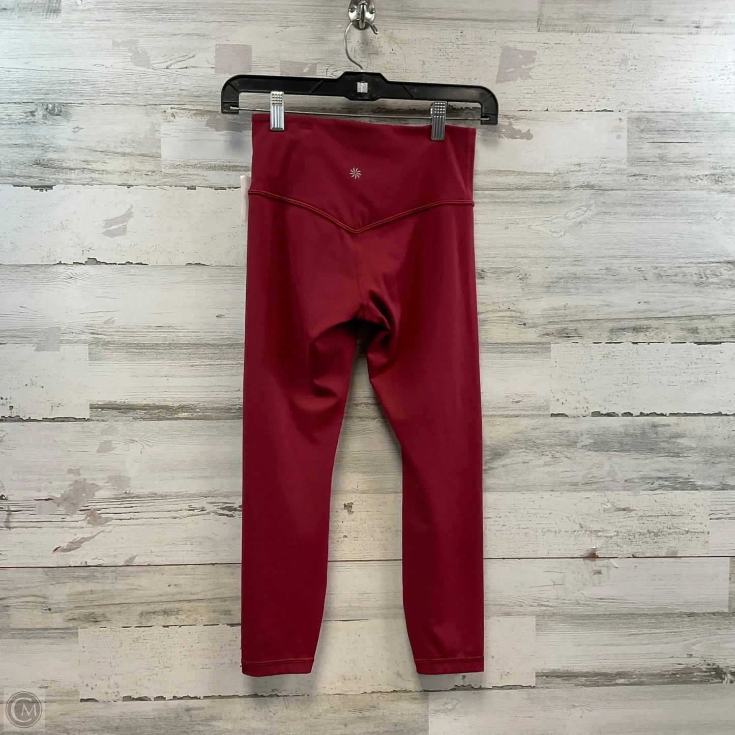 Athletic Leggings By Athleta In Maroon, Size: Xsp