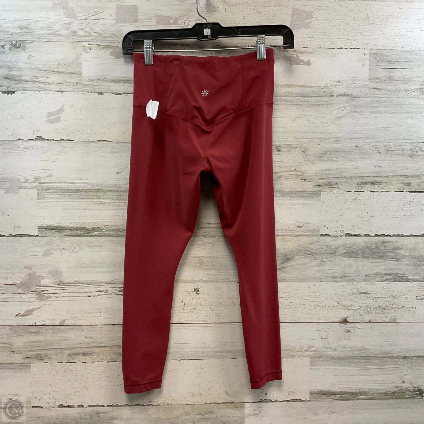 Athletic Leggings By Athleta In Maroon, Size: Xsp