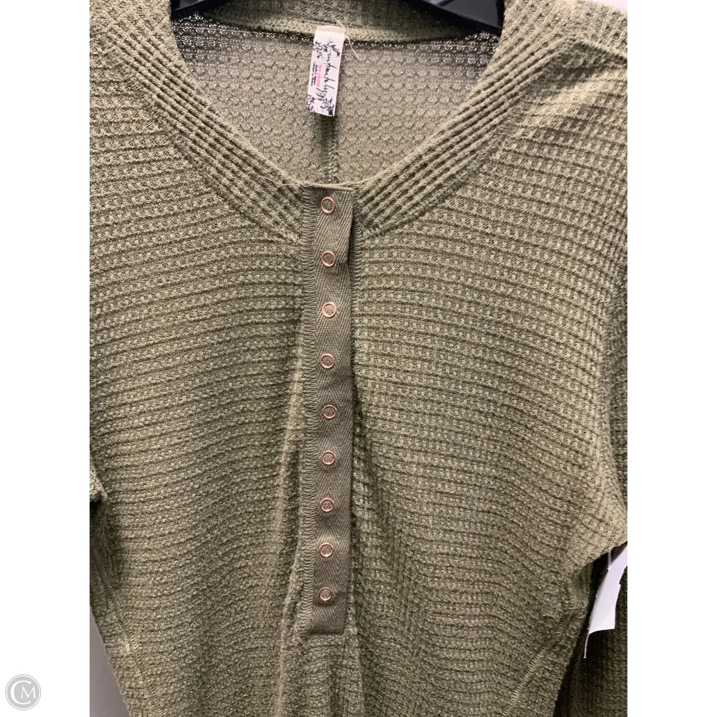 Top Long Sleeve Basic By Free People In Green, Size: L