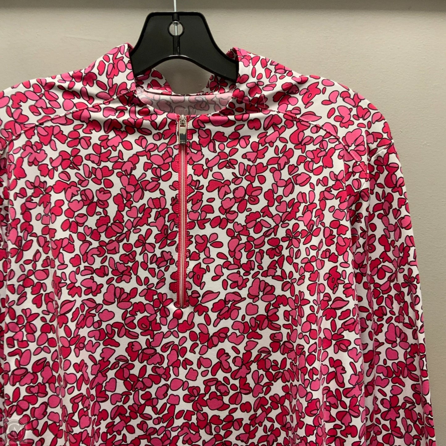 Athletic Top Long Sleeve Crewneck By Tail In Pink & Red, Size: Xl