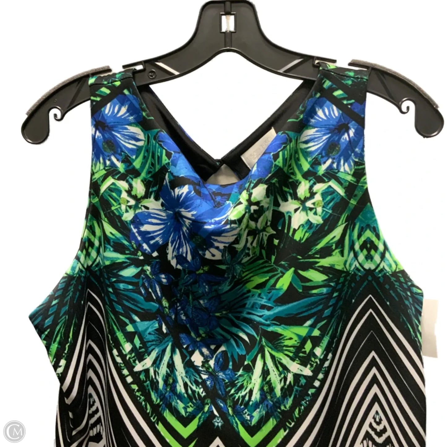 Blouse Sleeveless By Bisou Bisou In Black, Size: L