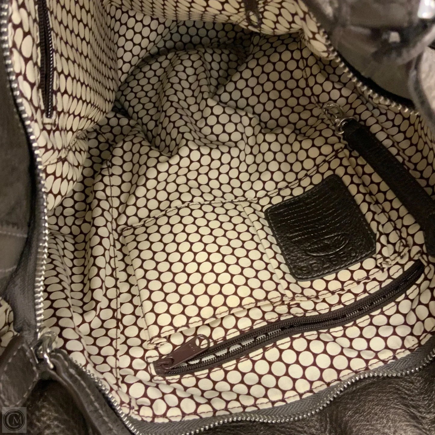 Handbag Leather By Brighton, Size: Large