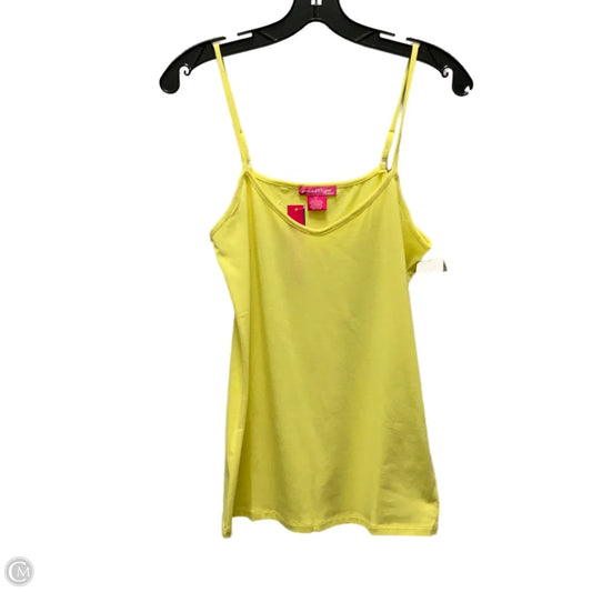 Tank Top By Prestige In Yellow, Size: L