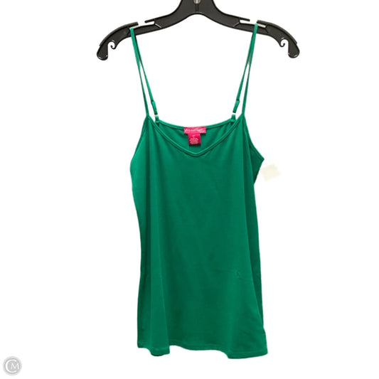 Tank Top By Prestige Edge In Green, Size: L