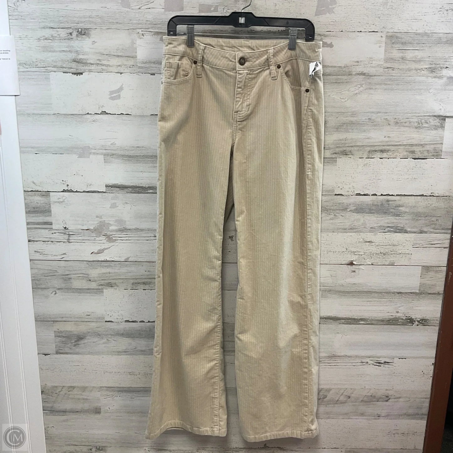 Pants Wide Leg By Cabi In Tan, Size: 4