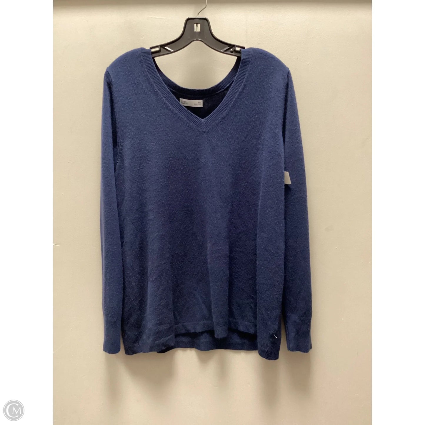 Sweater By Croft And Barrow In Blue, Size: Xxl