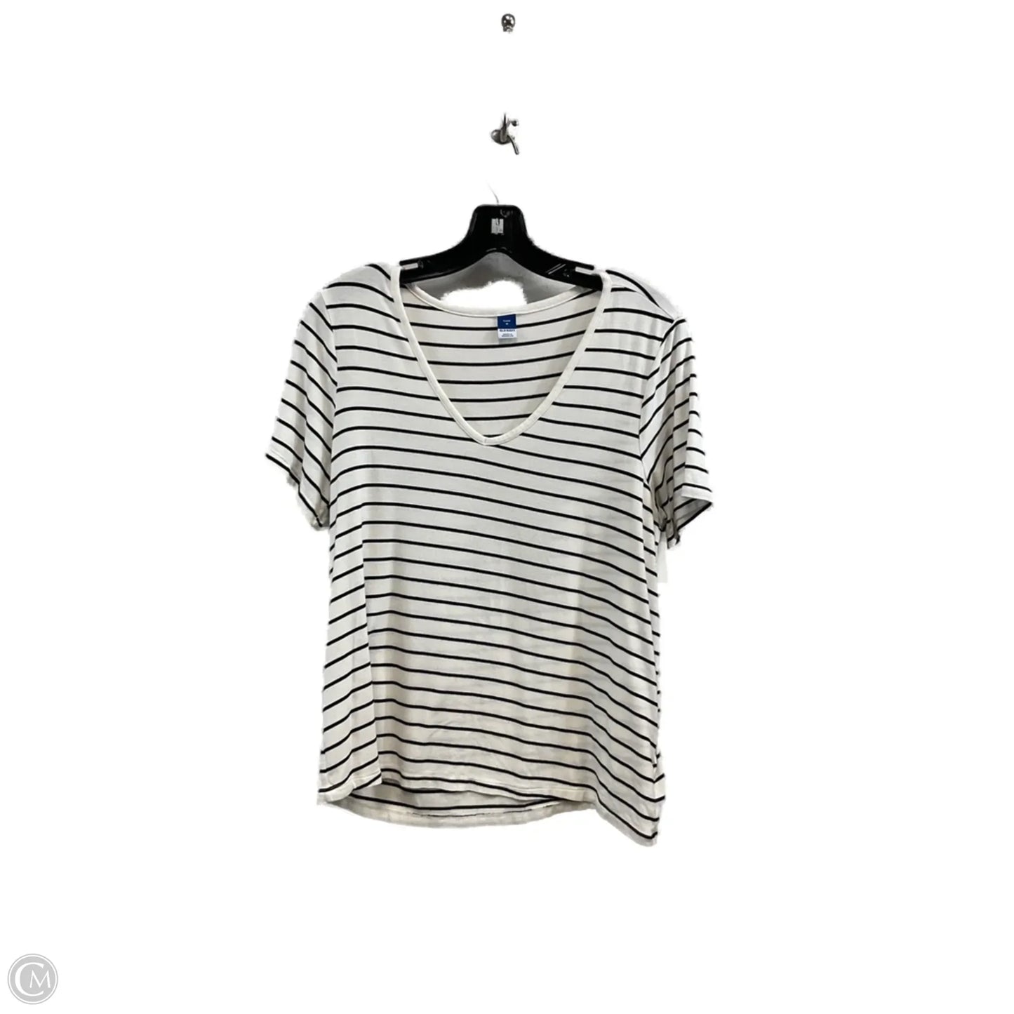 Top Short Sleeve Basic By Old Navy In White, Size: M