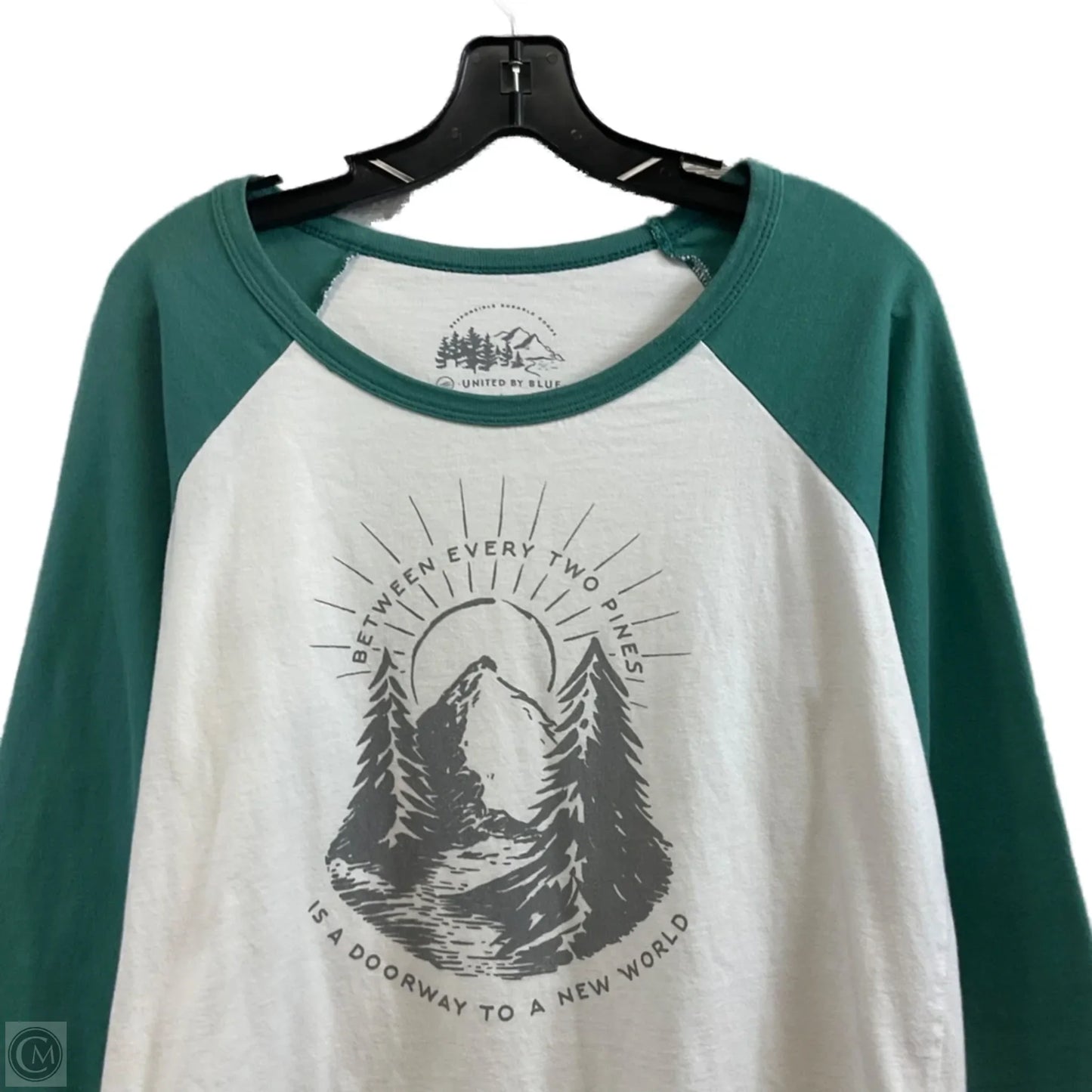 Top 3/4 Sleeve Basic By United By Blue In White, Size: L