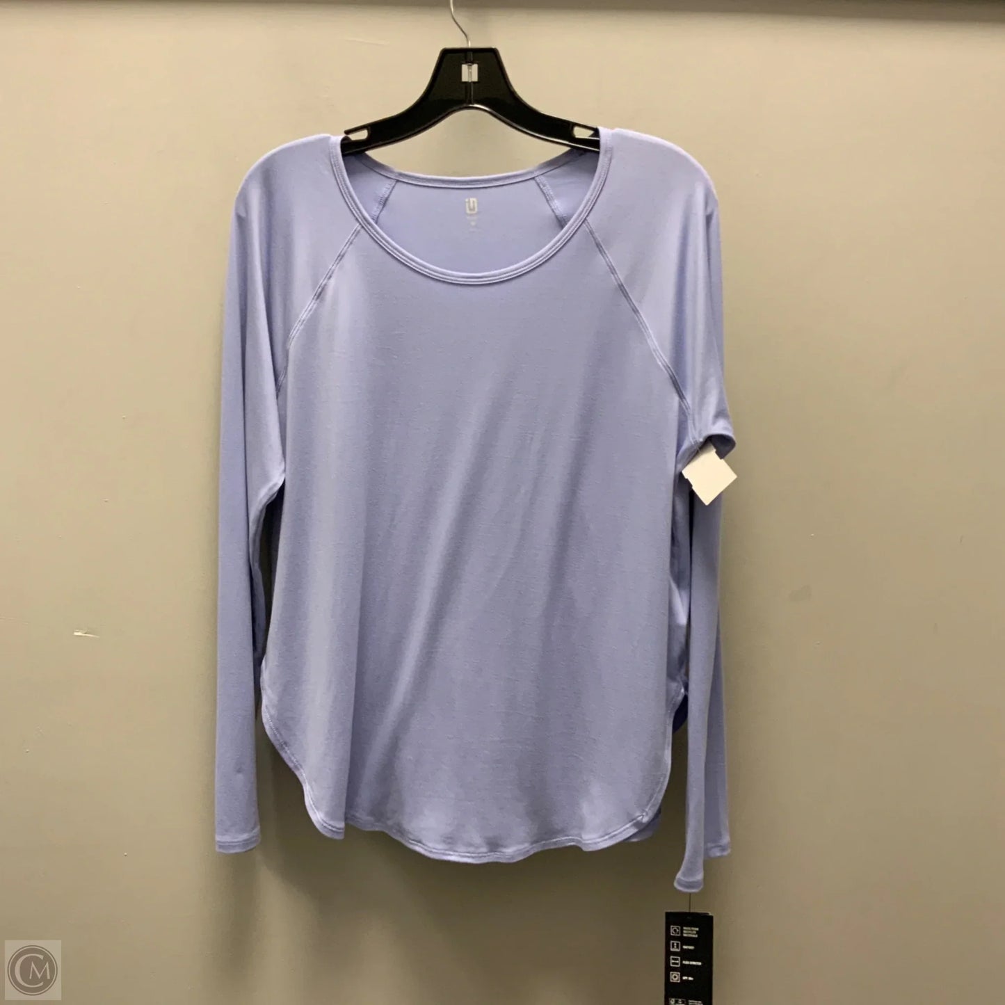 Athletic Top Long Sleeve Crewneck By Ideology In Purple, Size: M