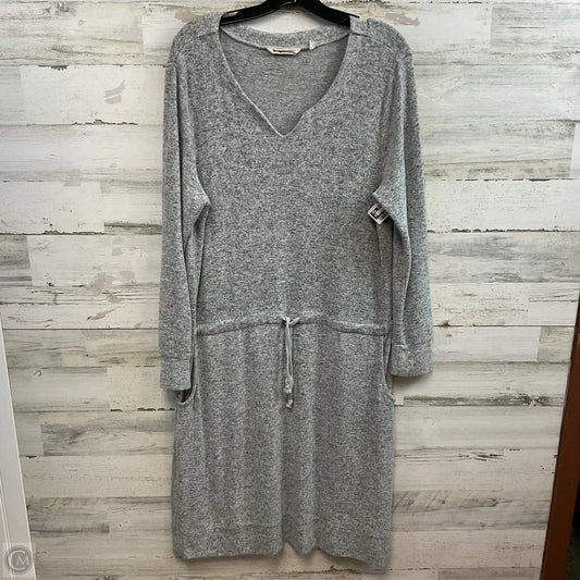 Dress Casual Short By Soft Surroundings In Grey, Size: M