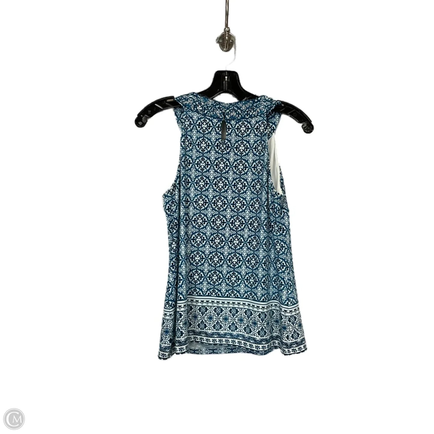 Blouse Sleeveless By White House Black Market In Blue, Size: Xs