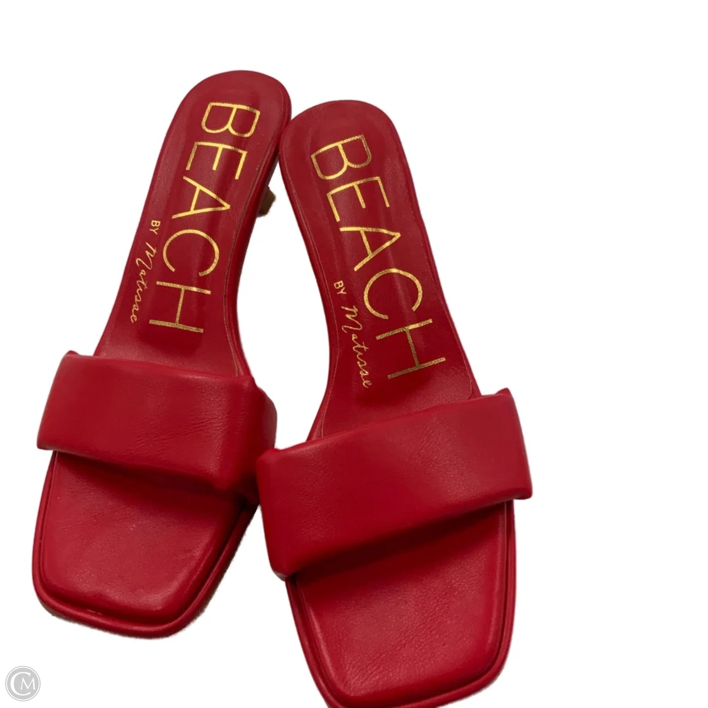 Sandals Heels Kitten By Matisse In Red, Size: 8