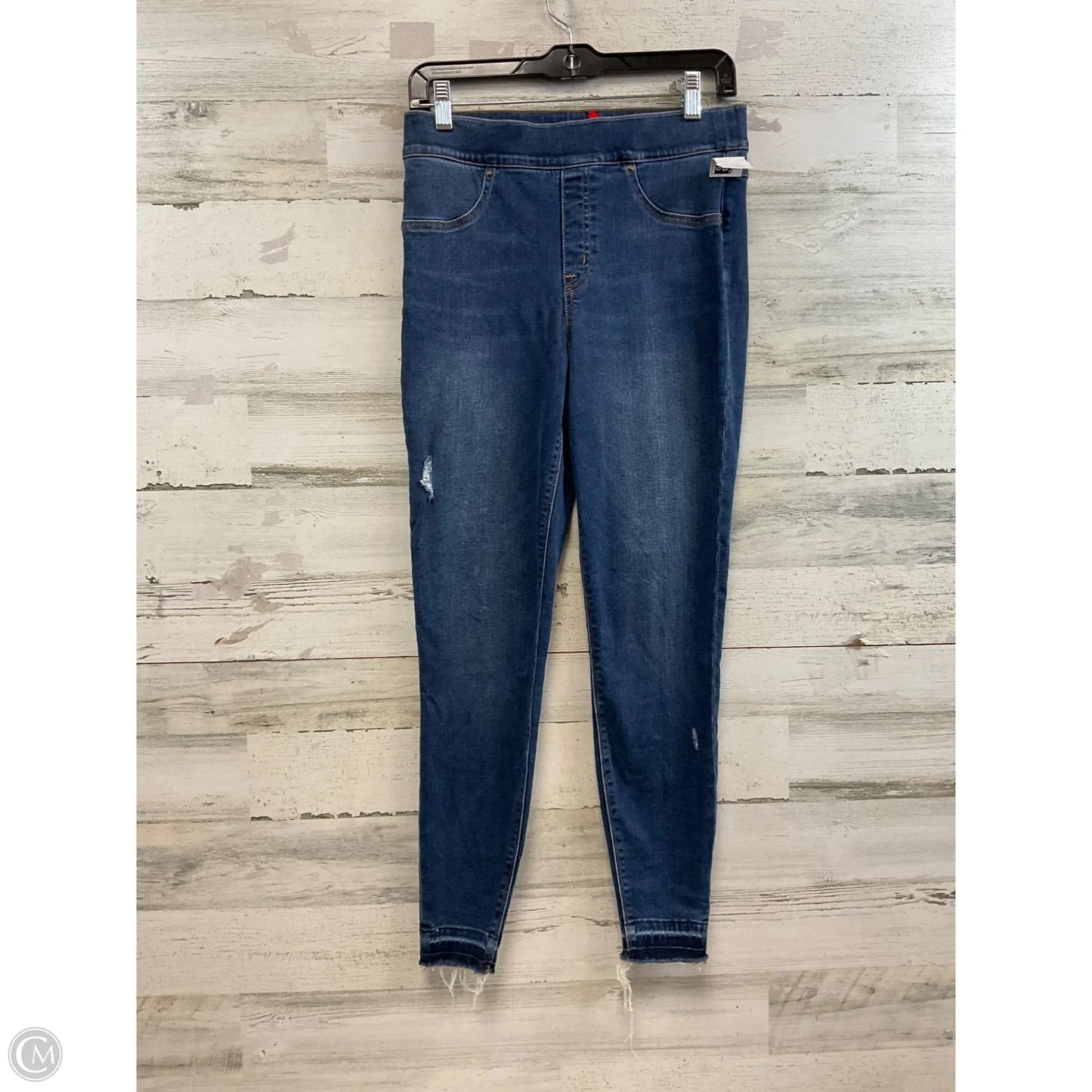 Jeans Skinny By Spanx In Blue Denim, Size: M