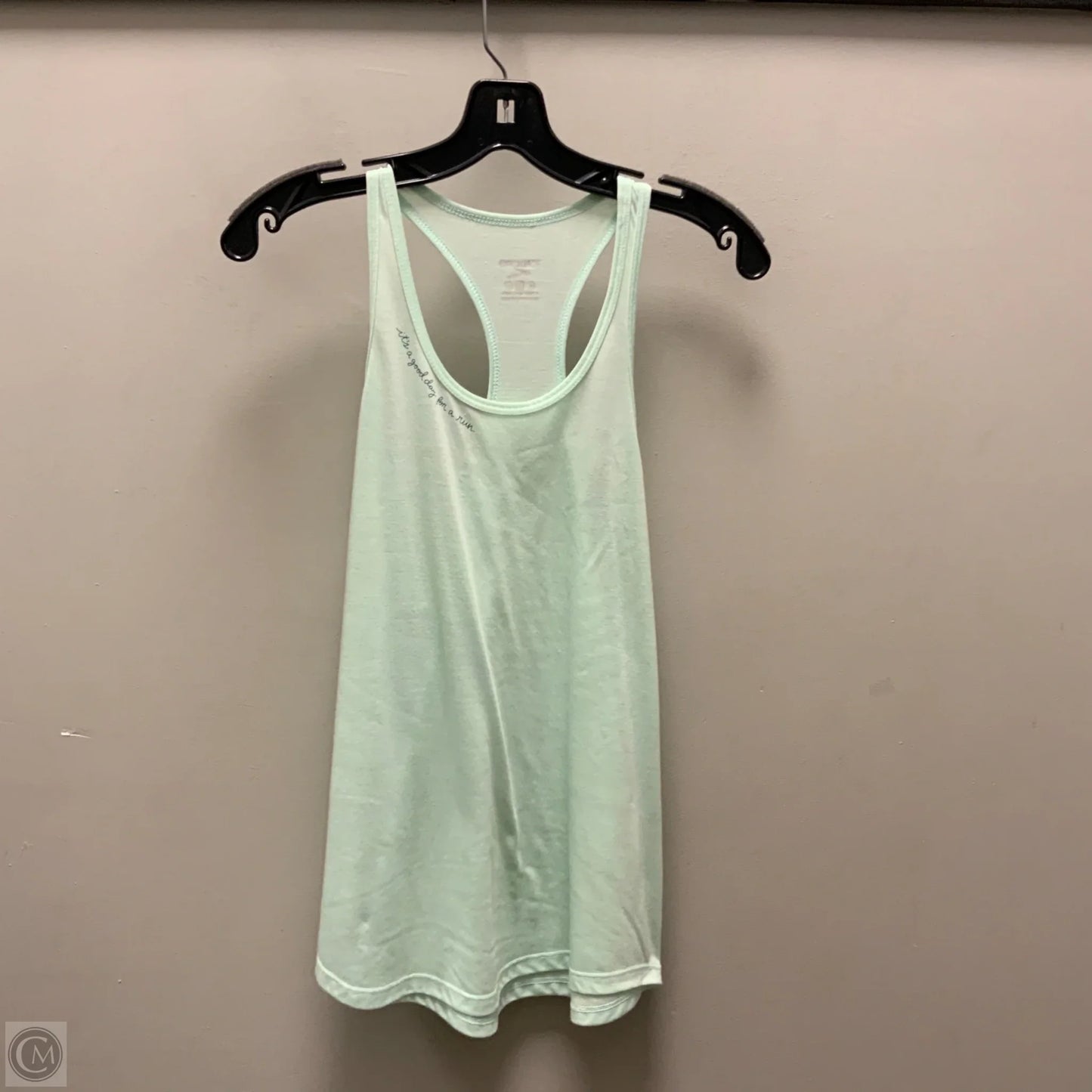 Athletic Tank Top By Brooks In Green, Size: M