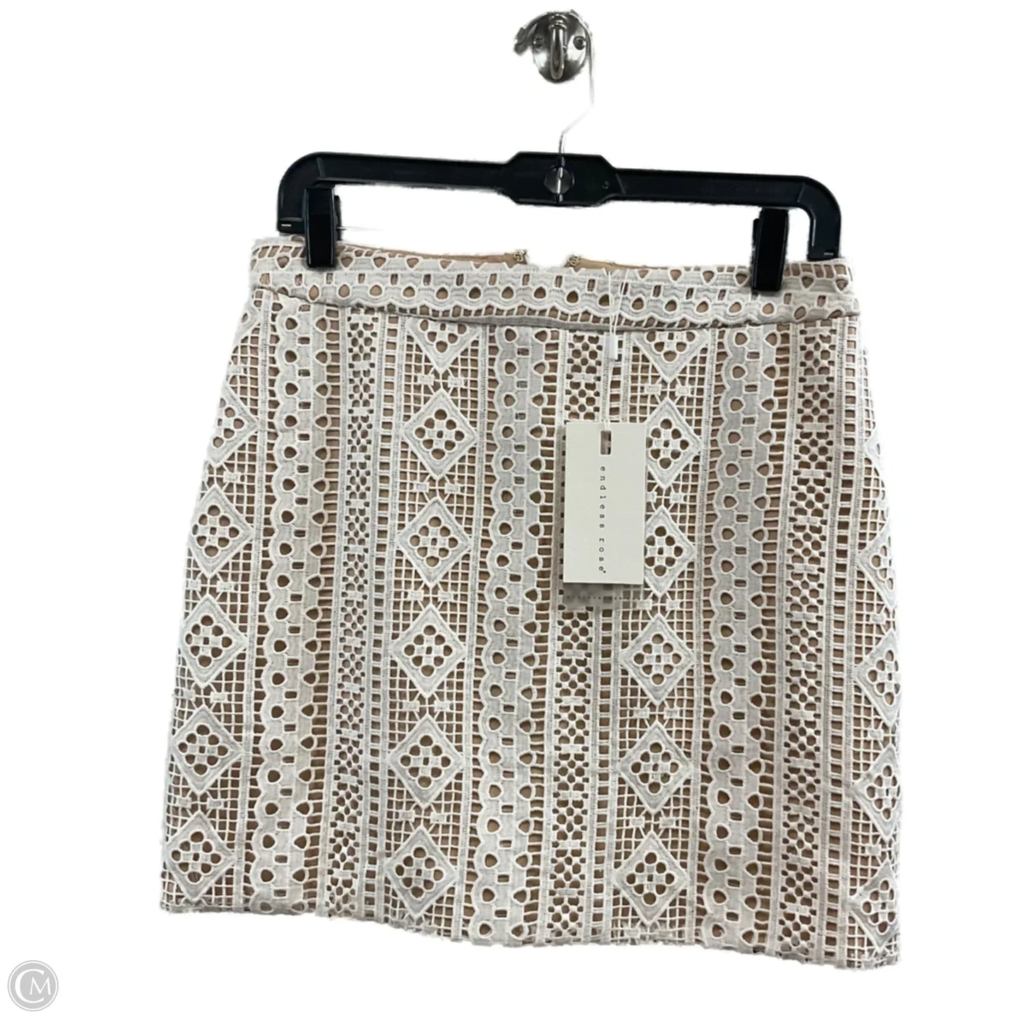 Skirt Mini & Short By Endless Rose In Cream, Size: M