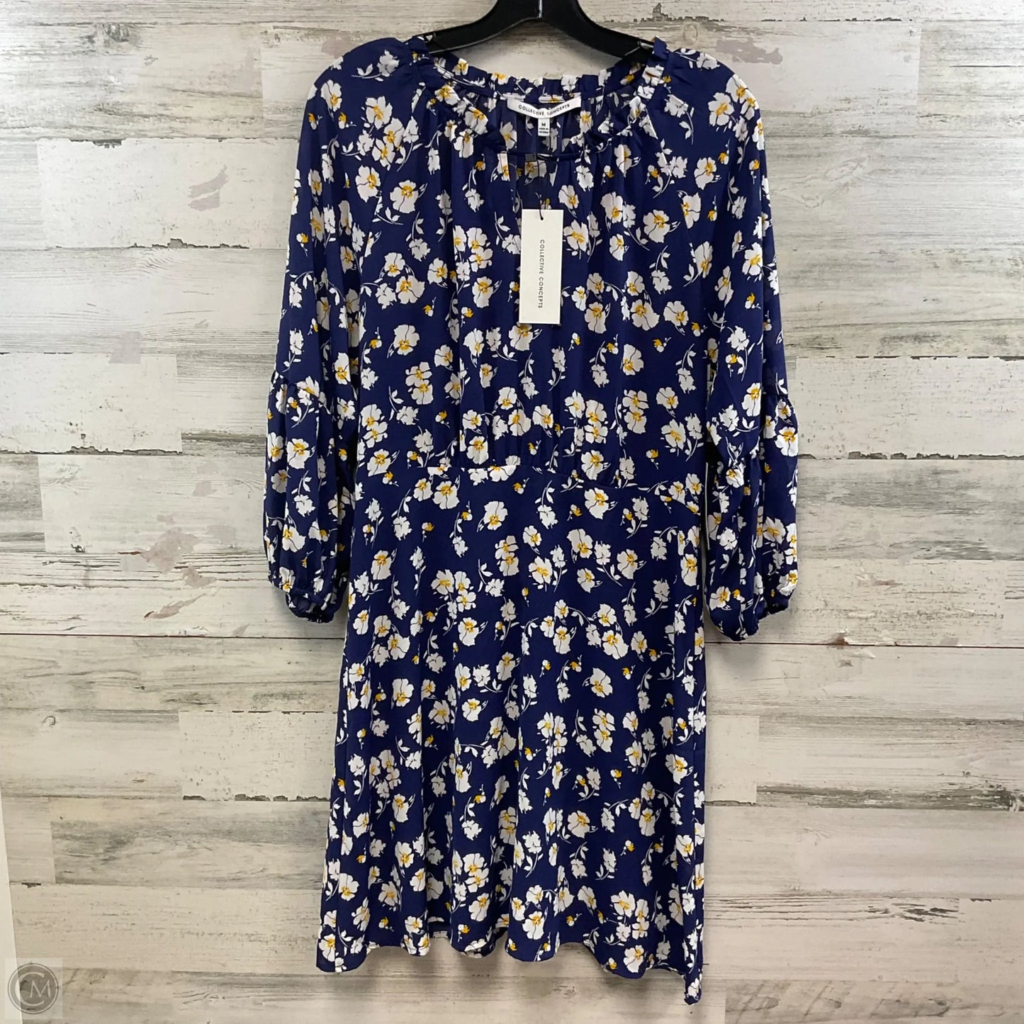 Dress Casual Short By Collective Concepts In Blue, Size: M