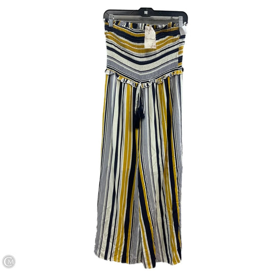 Jumpsuit By Hem & Thread In Blue & Yellow, Size: M