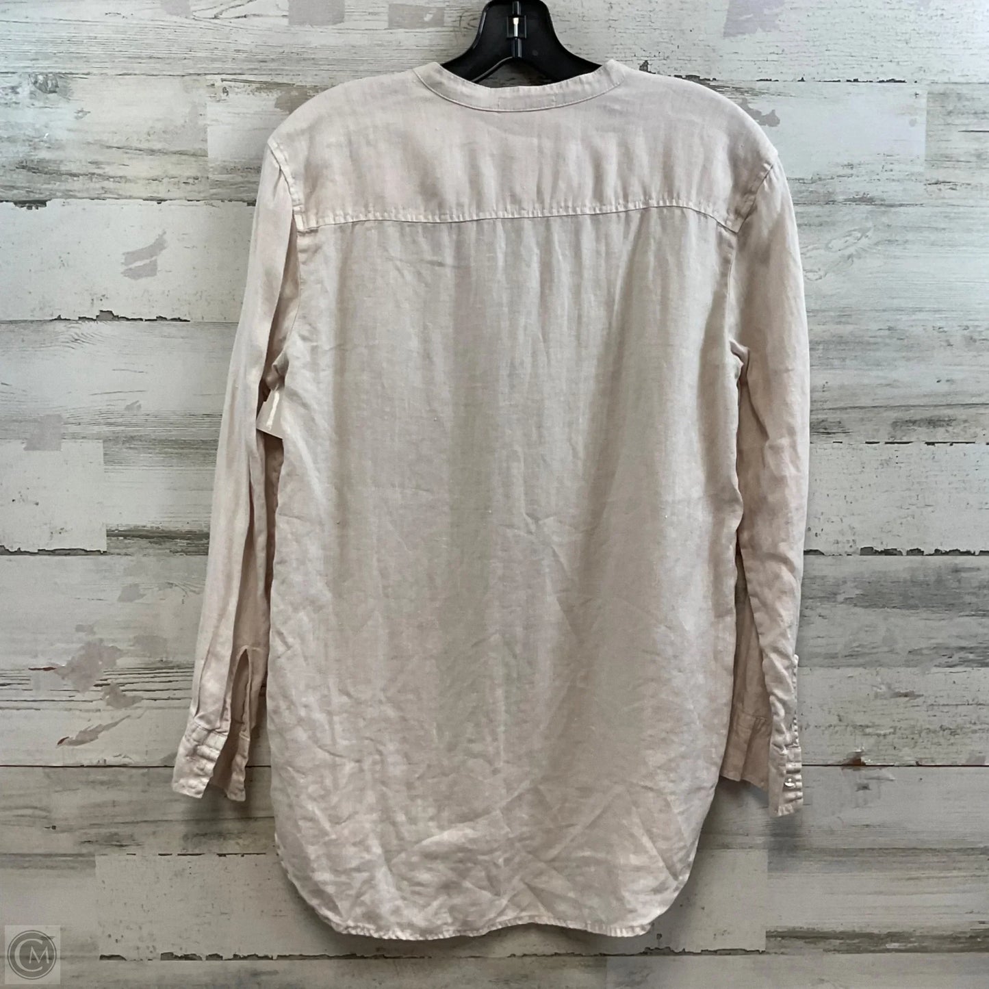 Blouse Long Sleeve By James Perse In Brown, Size: Xs