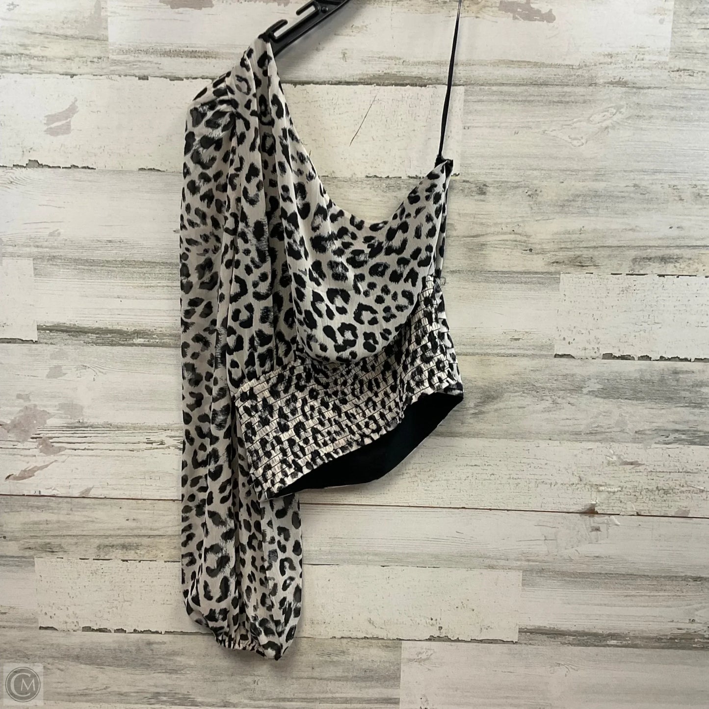 Top Long Sleeve By Express In Cream, Size: S