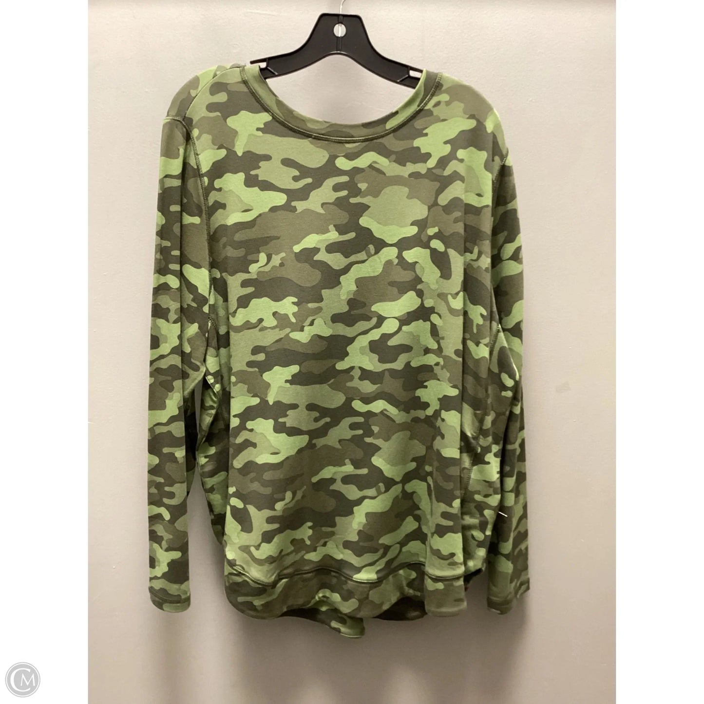Top Long Sleeve By Zuda In Green, Size: Xl