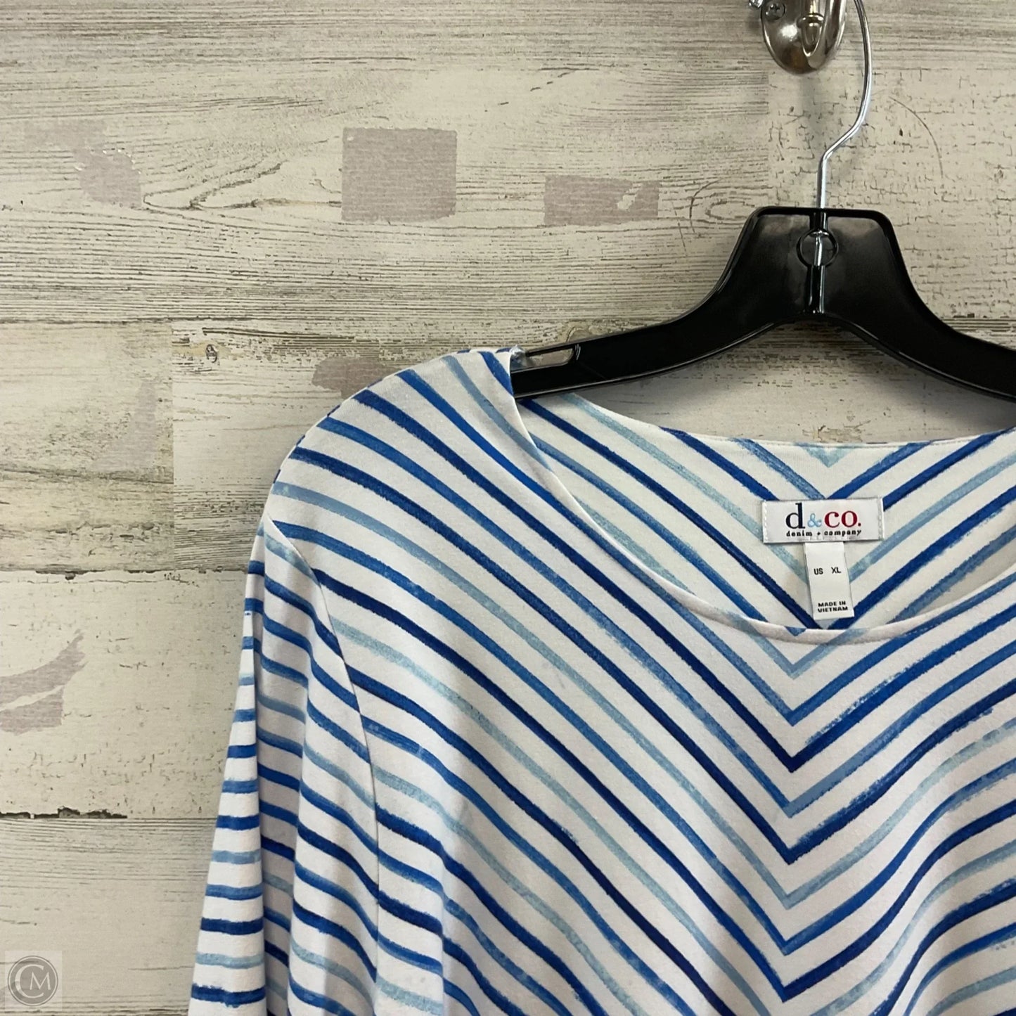 Dress Casual Short By Denim And Company In Blue, Size: Xl