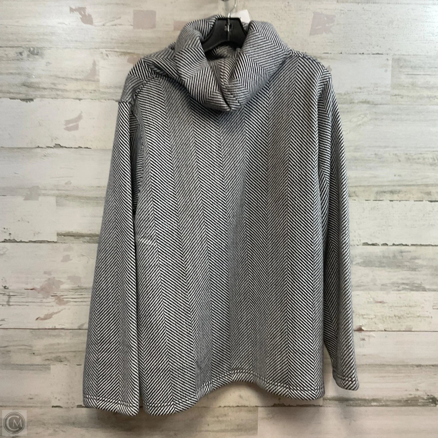 Sweatshirt Collar By J. Crew In Black, Size: 2x