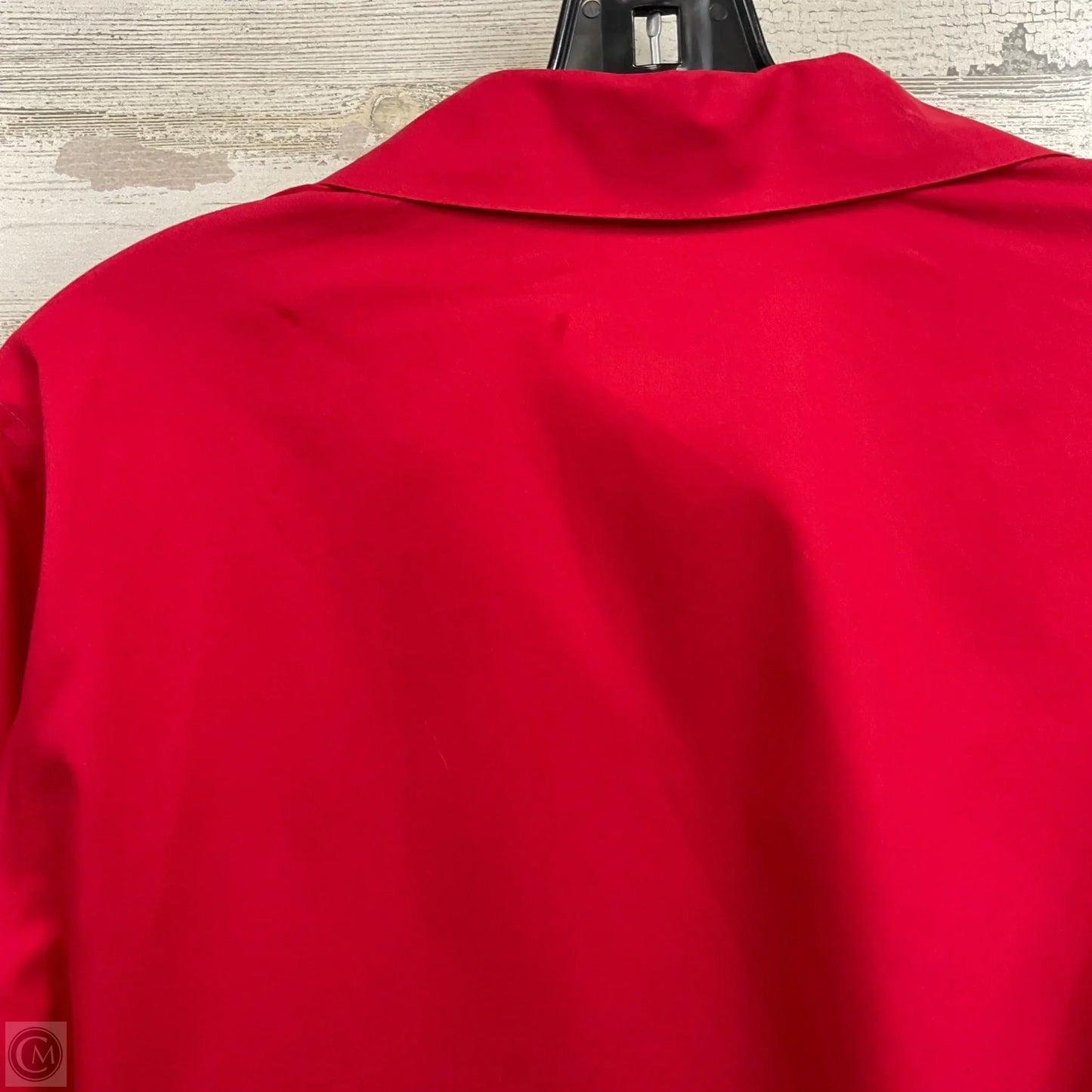 Blouse Long Sleeve By Coldwater Creek In Red, Size: L