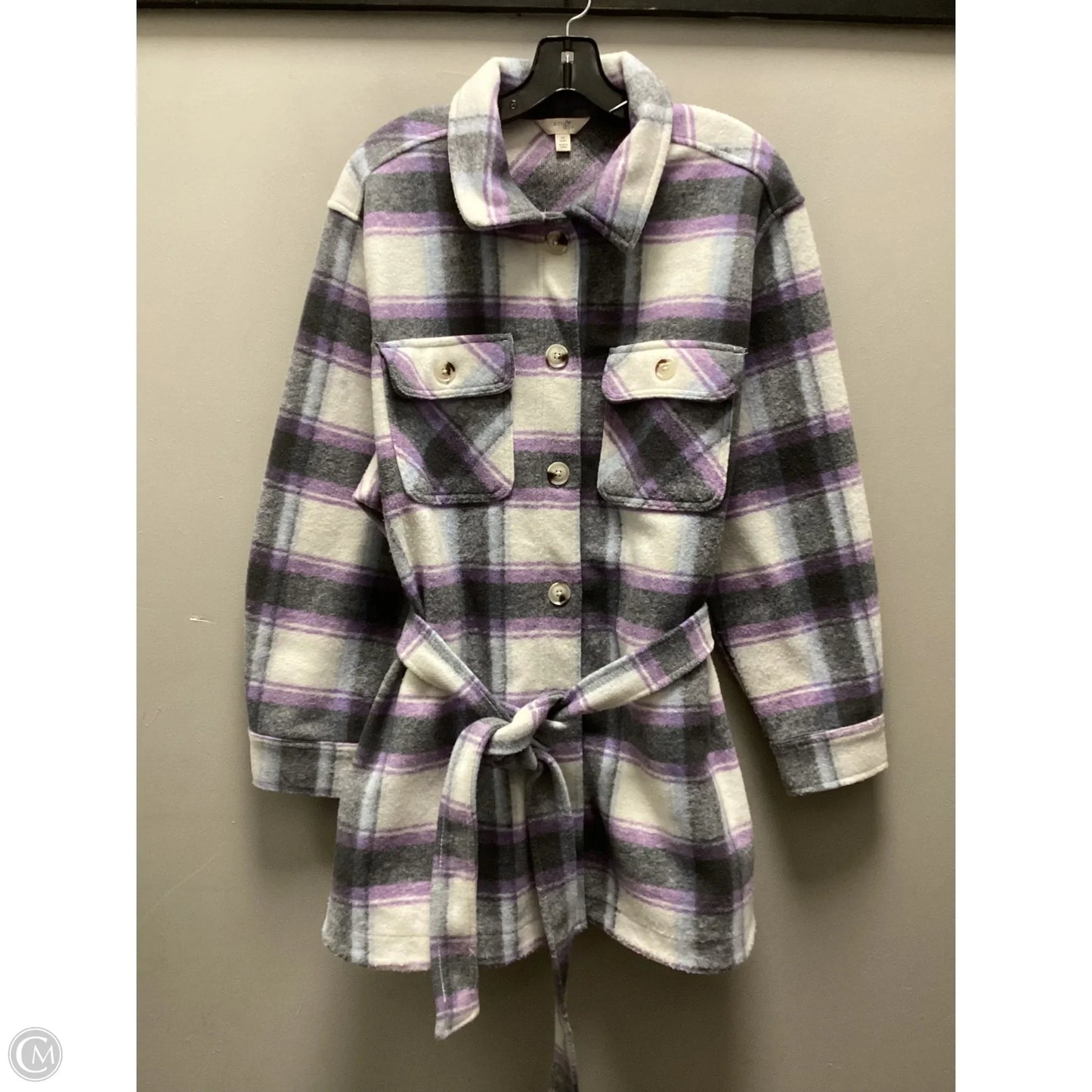 Jacket Other By Terra & Sky In Purple, Size: L