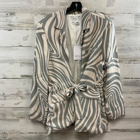Blazer By MISA In Grey & Green, Size: L