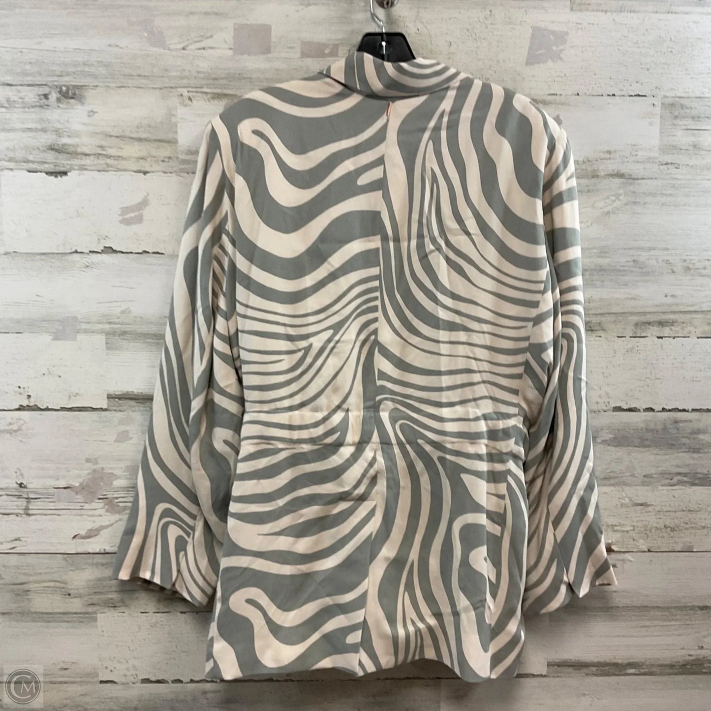 Blazer By MISA In Grey & Green, Size: L