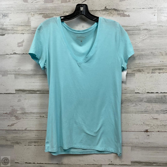 Top Short Sleeve By Lilly Pulitzer In Blue, Size: M
