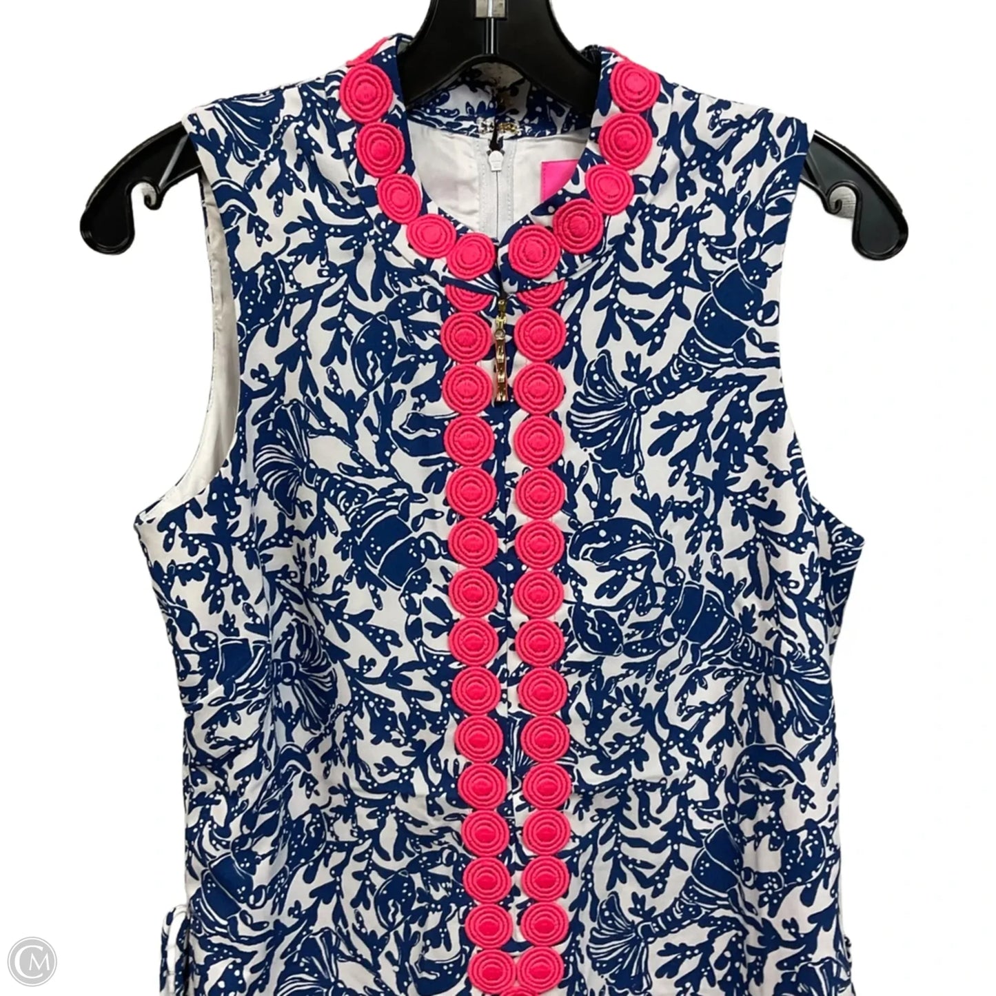 Romper By Lilly Pulitzer In Blue & White, Size: Xs