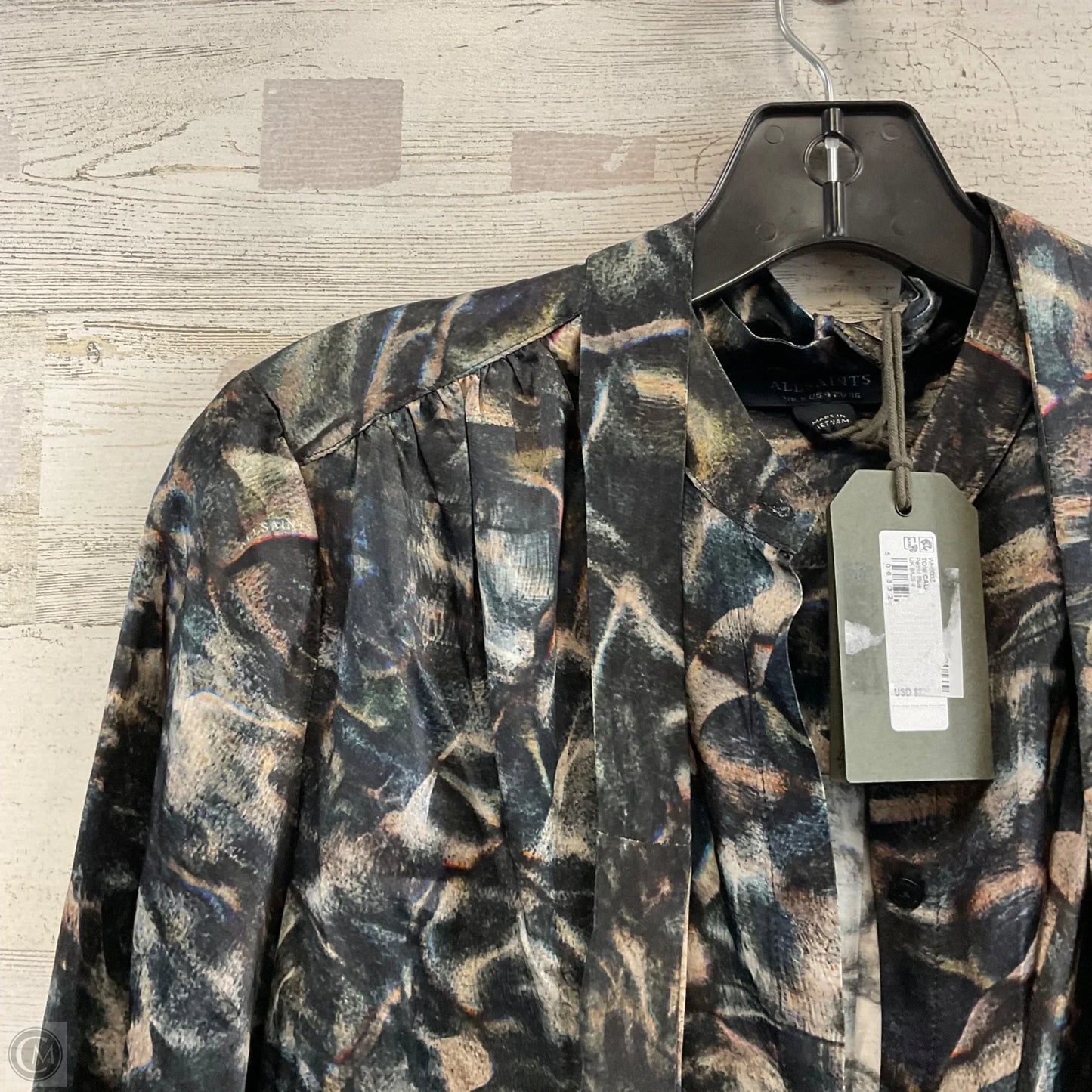 Blouse Designer By All Saints In Black, Size: S