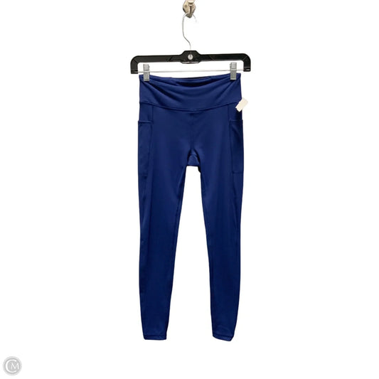Athletic Leggings By Xersion In Blue, Size: Xs