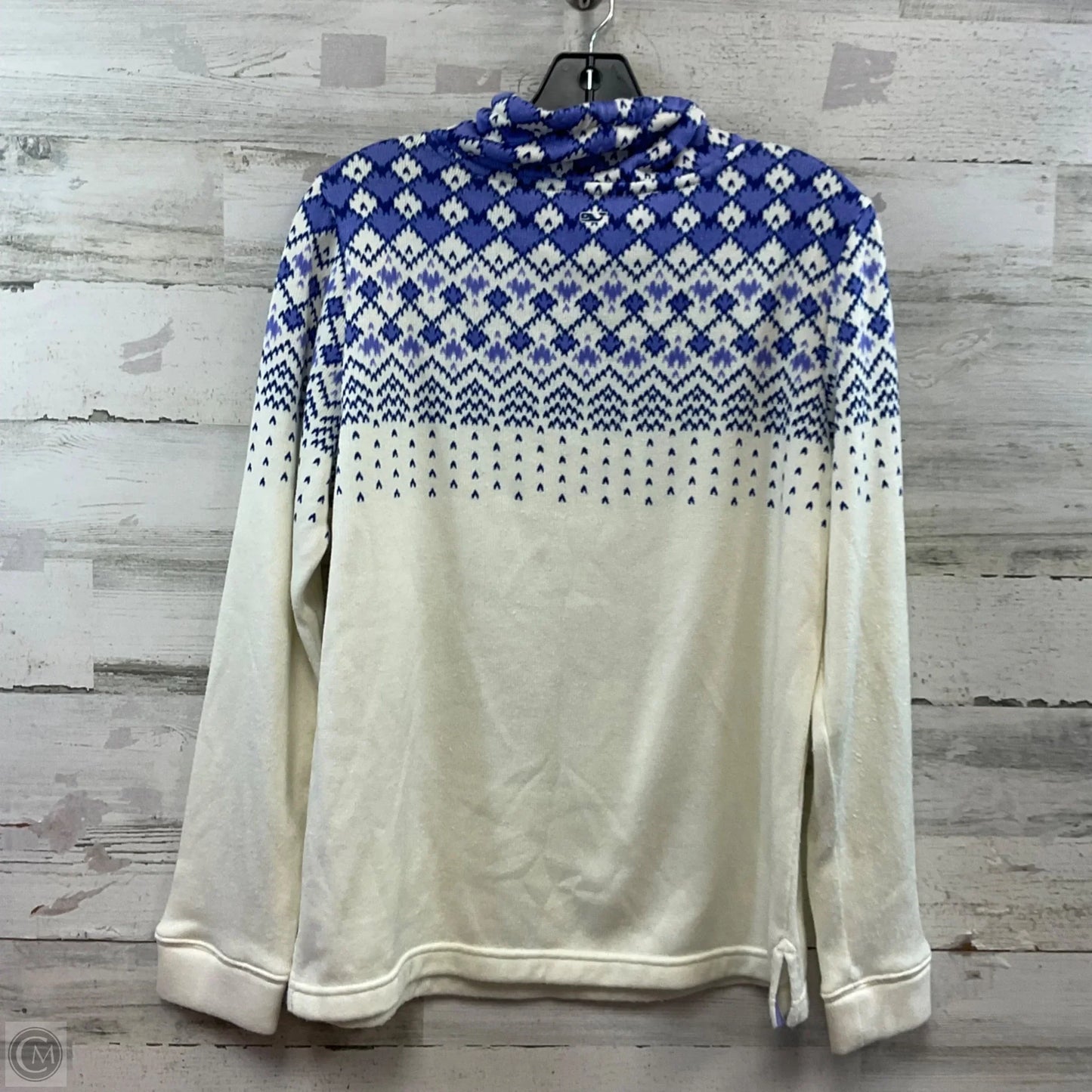 Top Long Sleeve By Vineyard Vines In White, Size: Xs