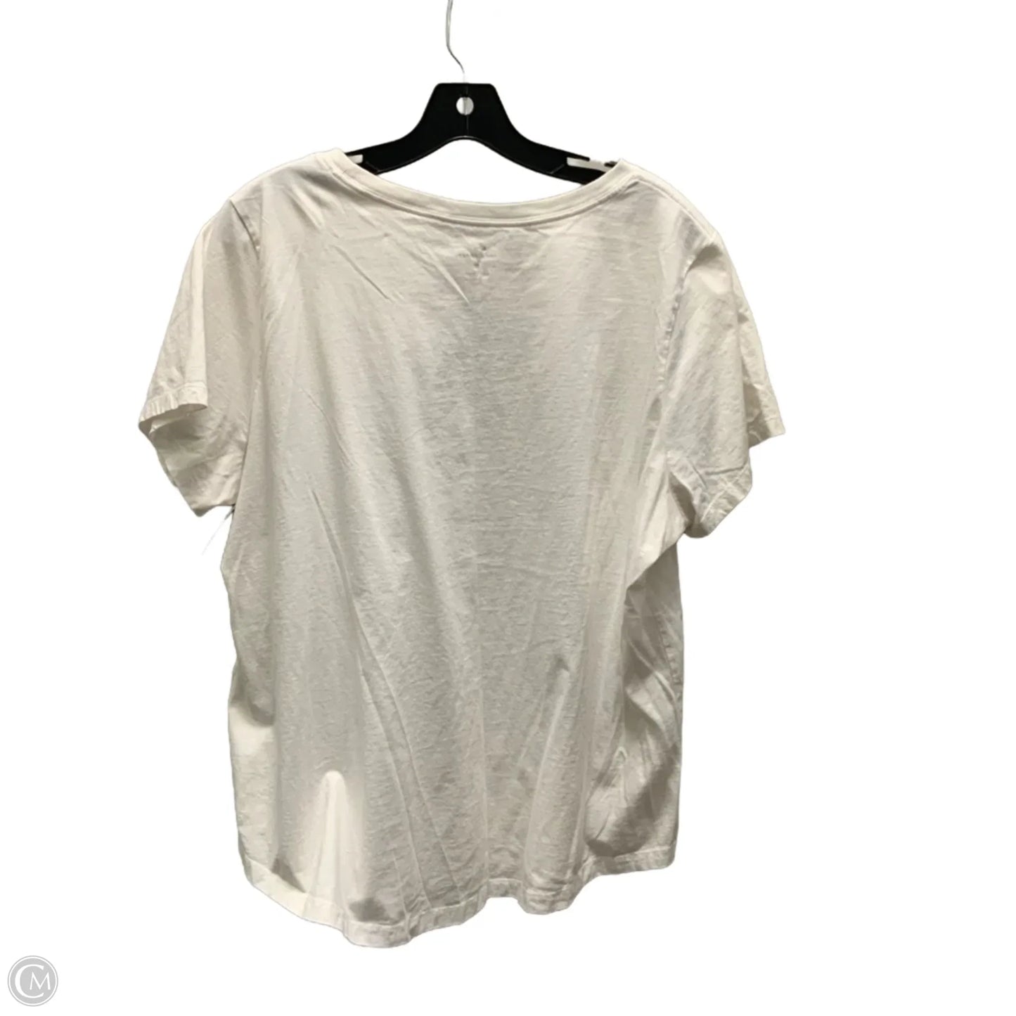 Athletic Top Short Sleeve By Nike Apparel In White, Size: 2x