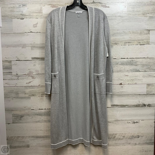 Sweater Cardigan By Vila Milano In Grey, Size: L