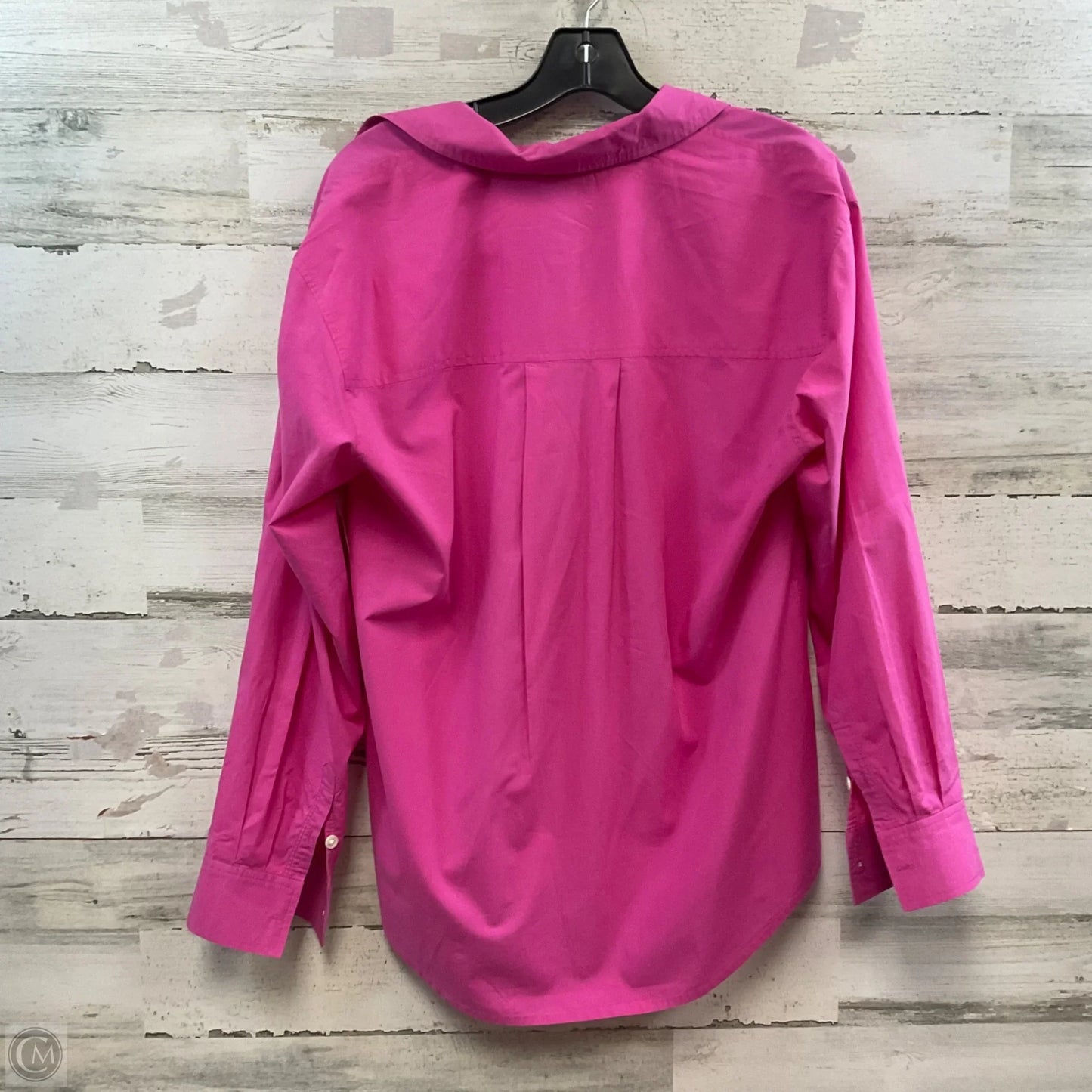 Blouse Long Sleeve By Rails In Pink, Size: S