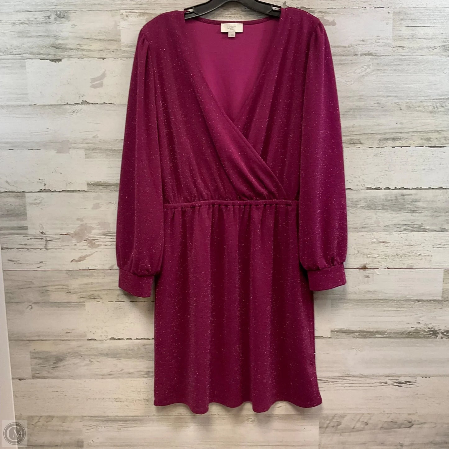 Dress Party Short By Loft In Maroon, Size: L