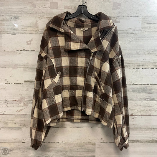 Jacket Other By Pol In Brown, Size: L