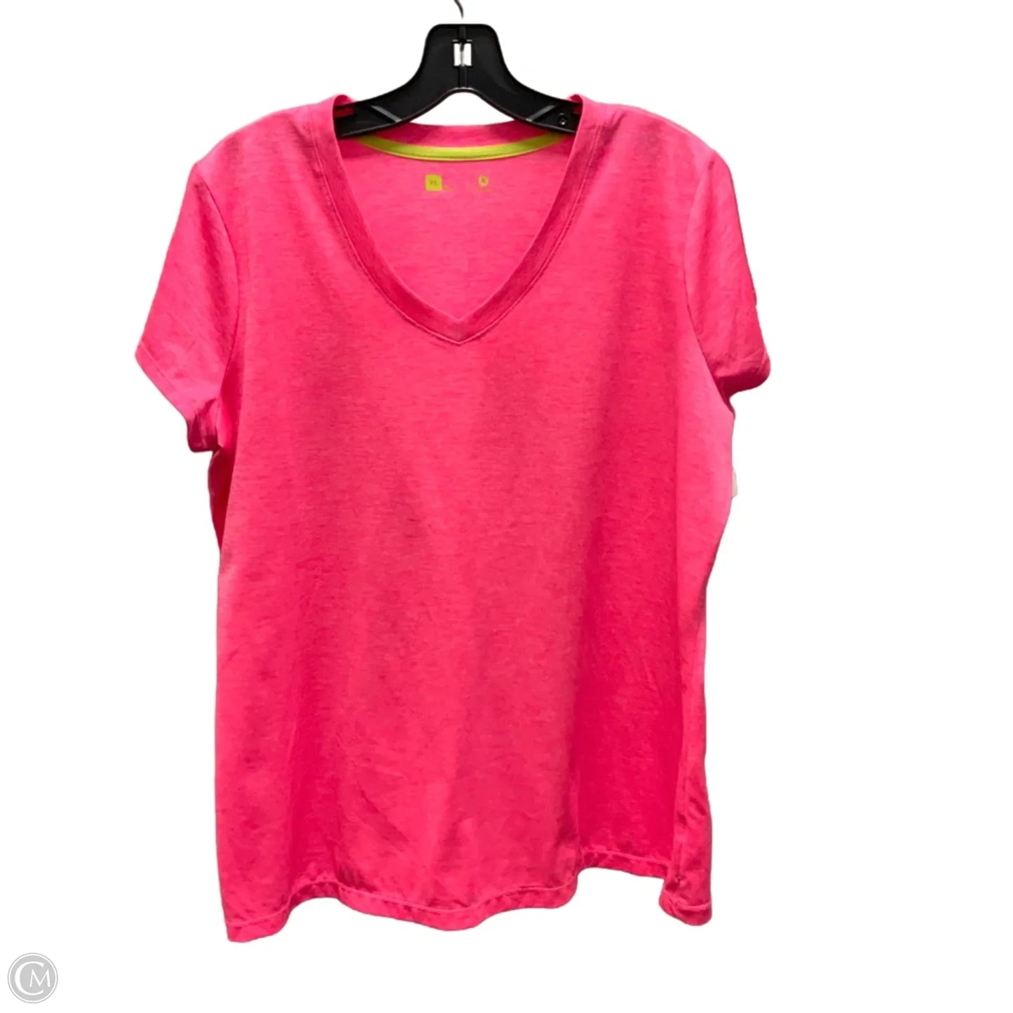 Athletic Top Short Sleeve By Xersion In Pink, Size: Xl