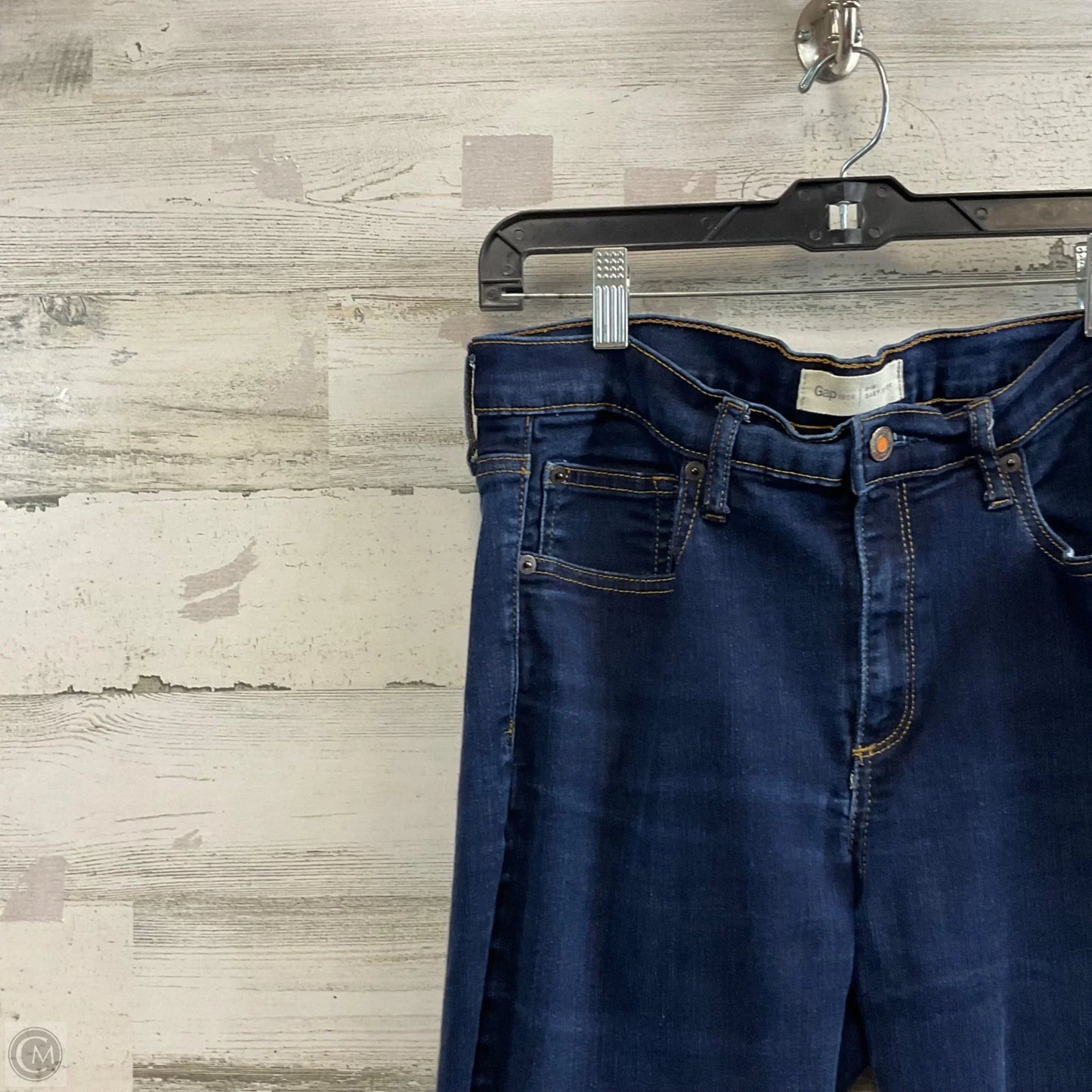 Jeans Boot Cut By Gap In Blue Denim, Size: 12