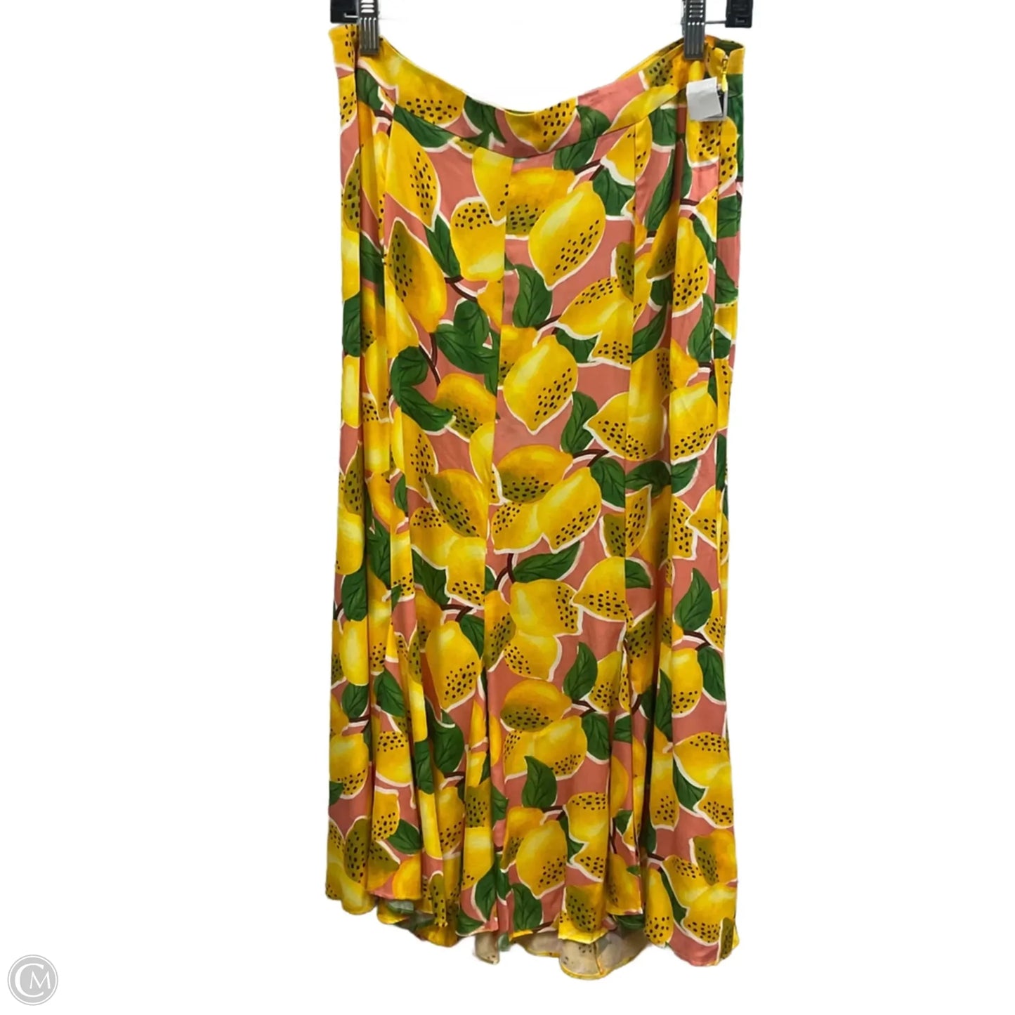 Skirt Midi By Farm Rio In Yellow, Size: L