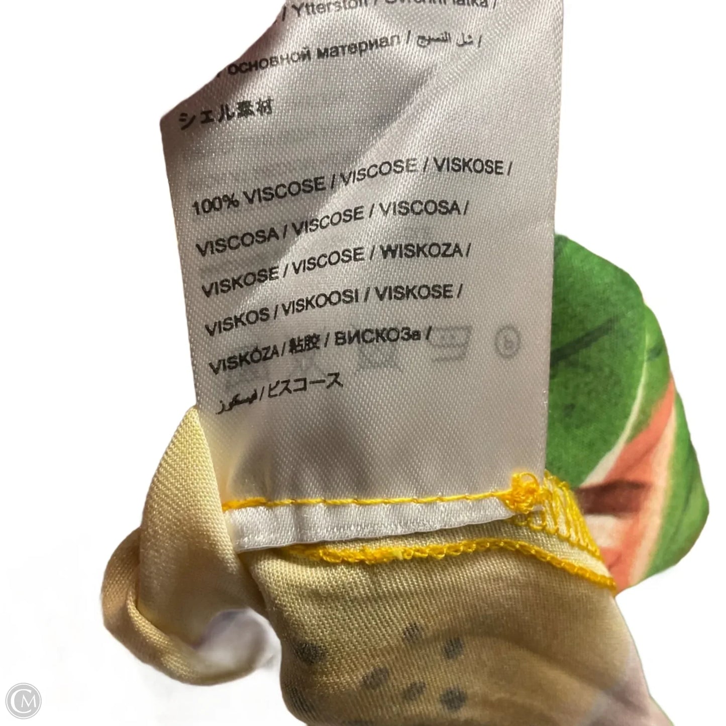 Skirt Midi By Farm Rio In Yellow, Size: L