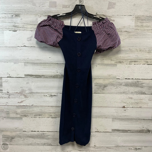 Dress Sweater By Maeve In Blue, Size: Xxs