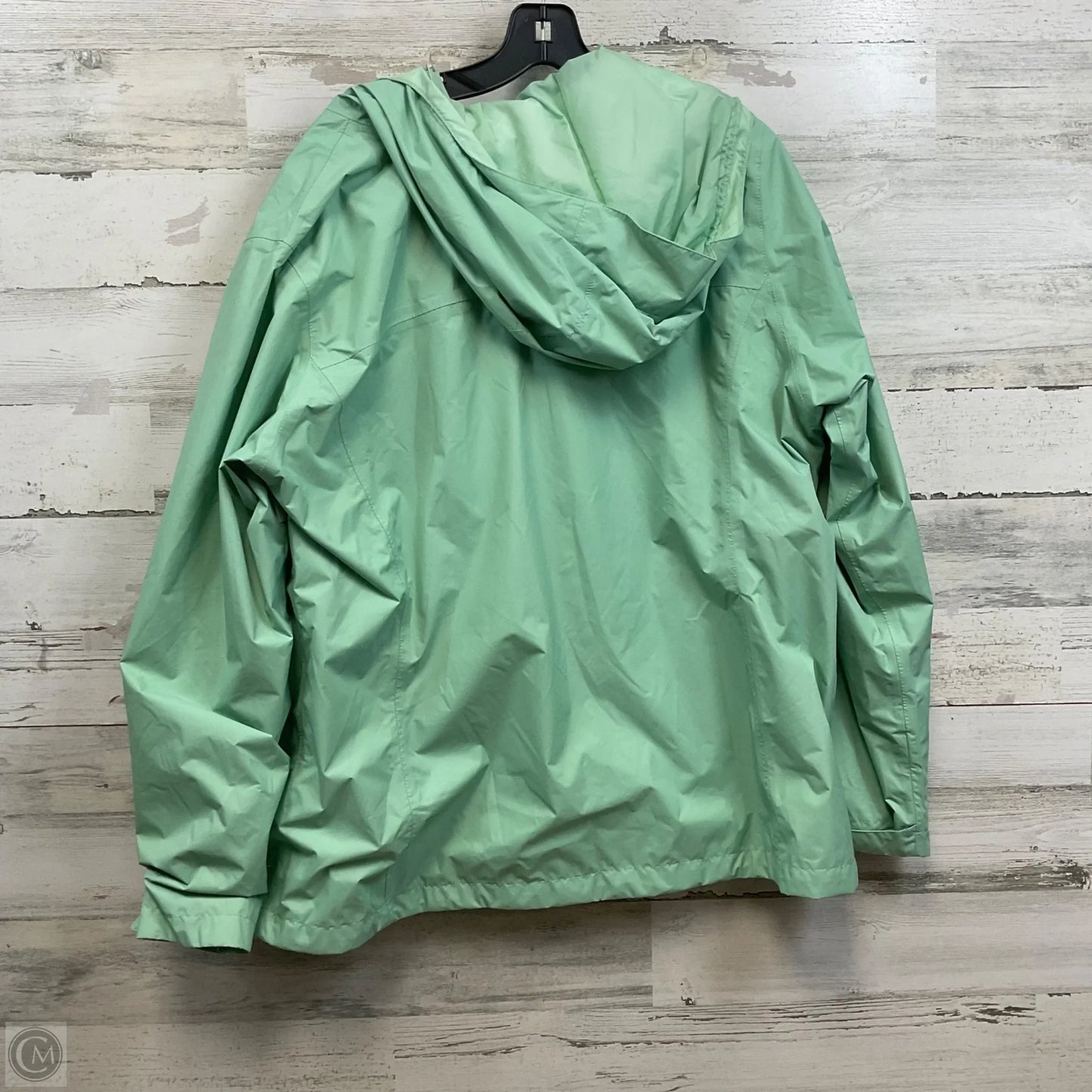 Jacket Windbreaker By Columbia In Green, Size: Xxl