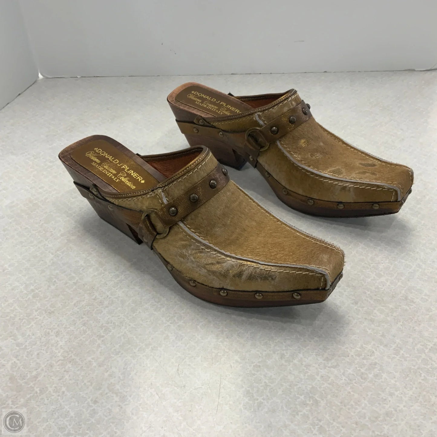 Shoes Heels Block By Donald Pliner In Brown, Size: 9