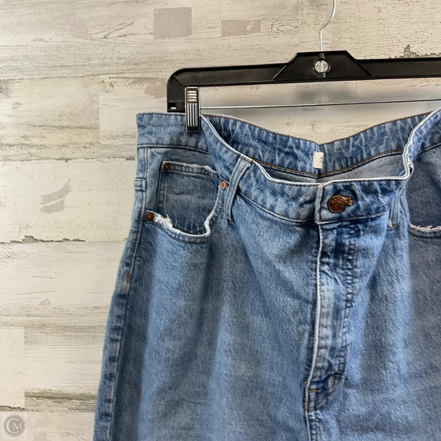 Jeans Straight By Madewell In Blue Denim, Size: 20