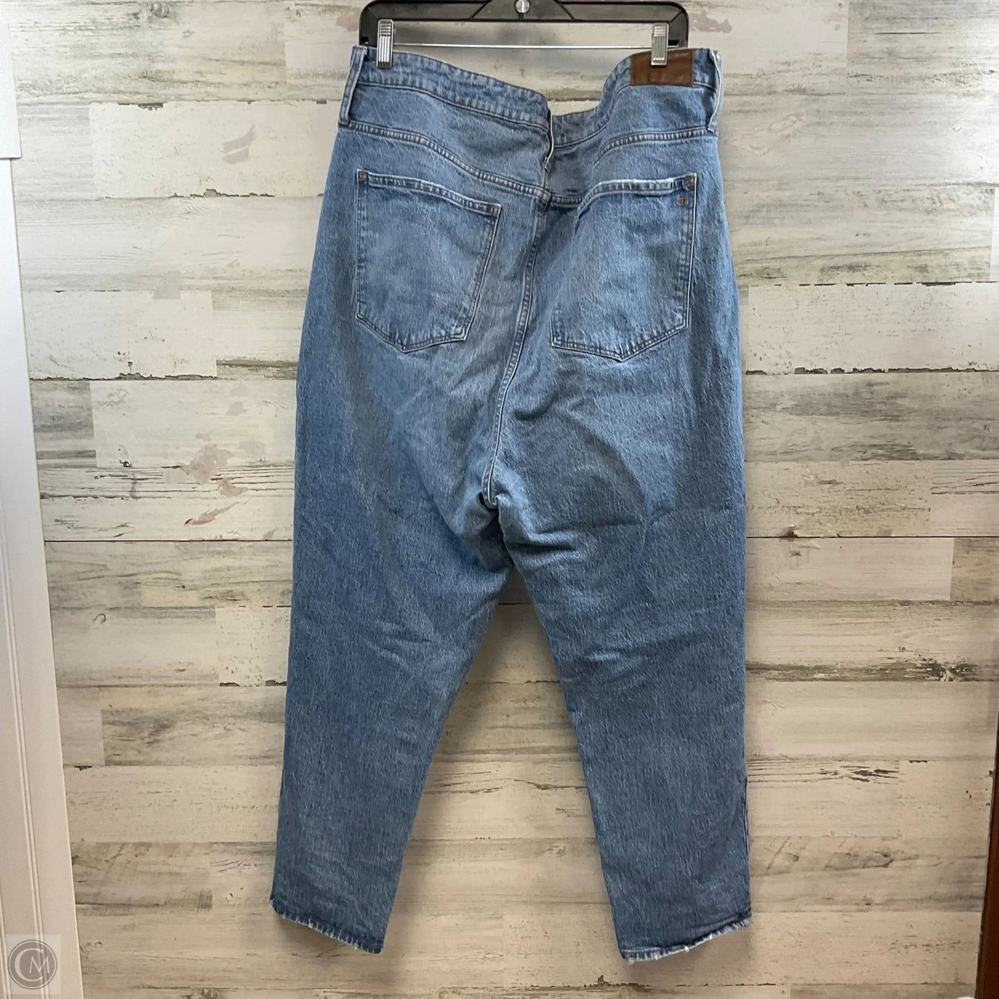 Jeans Straight By Madewell In Blue Denim, Size: 20